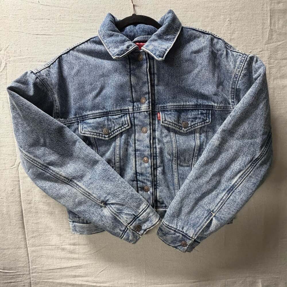Levi's Vintage Acid Wash Denim Trucker Jacket